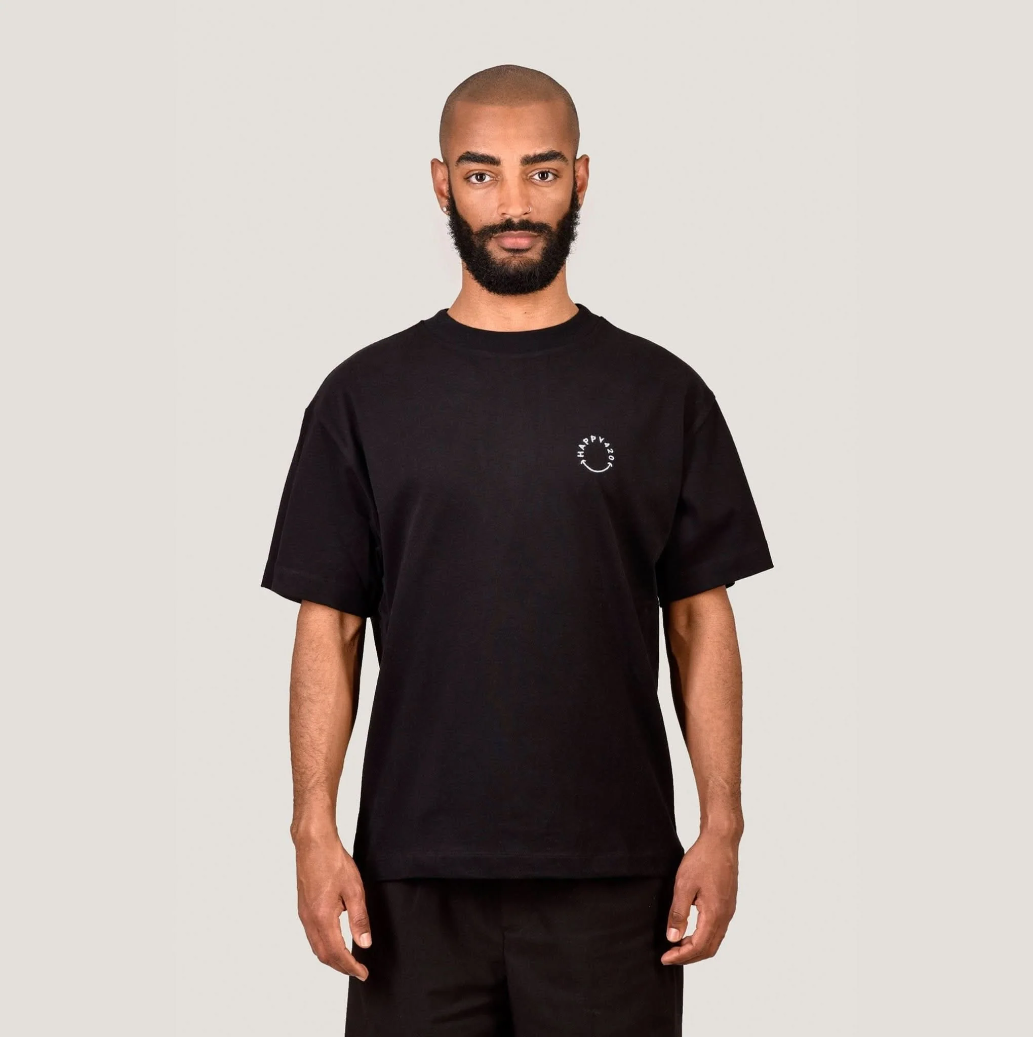 HAPPY 420 T - BLACK oversize
