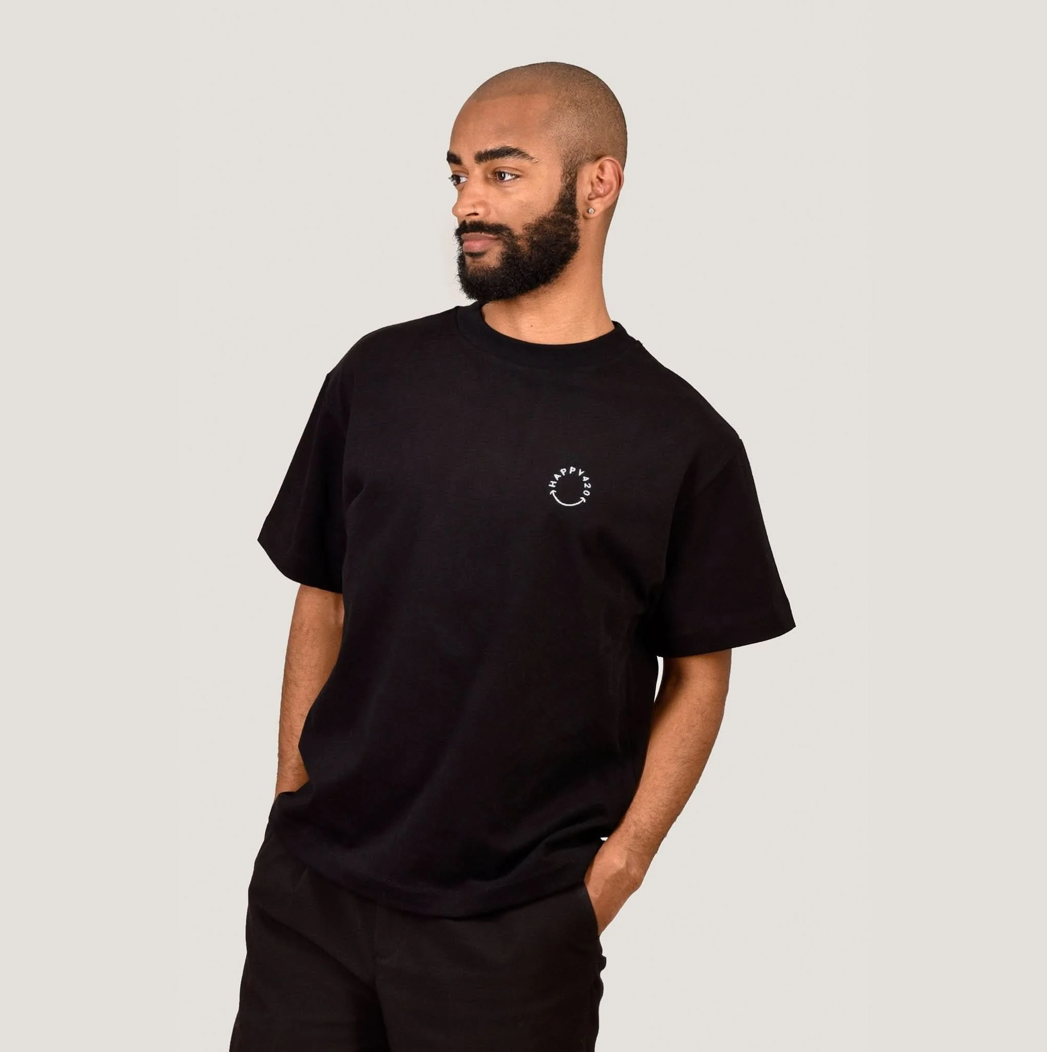 HAPPY 420 T - BLACK oversize - Image 2