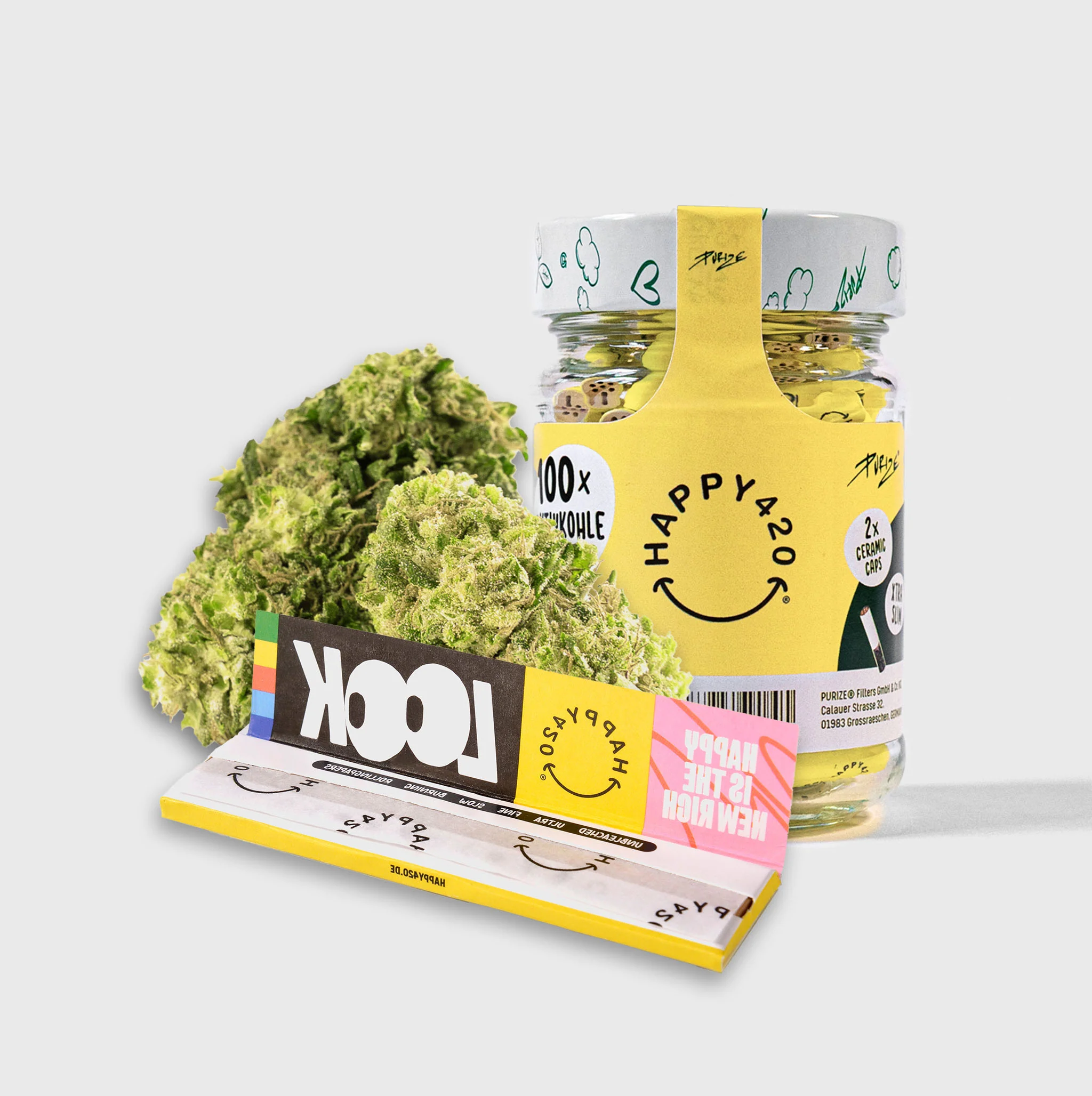 Happy420 x Purize Aktivkohlefilter - Image 7