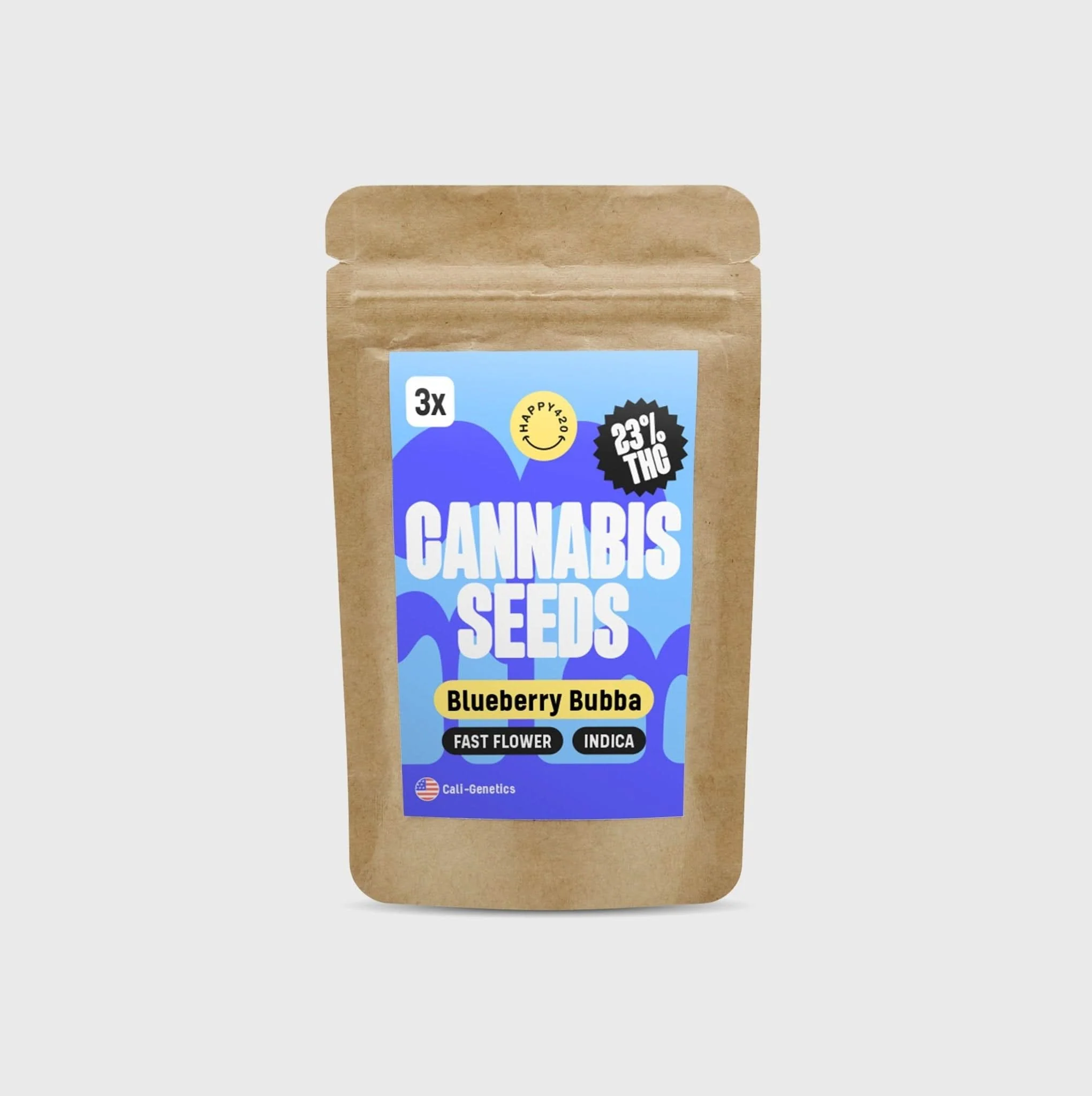 NEU!! Cali Genetics Blueberry Bubba 21% THC 🌱 fast flowering - Image 2