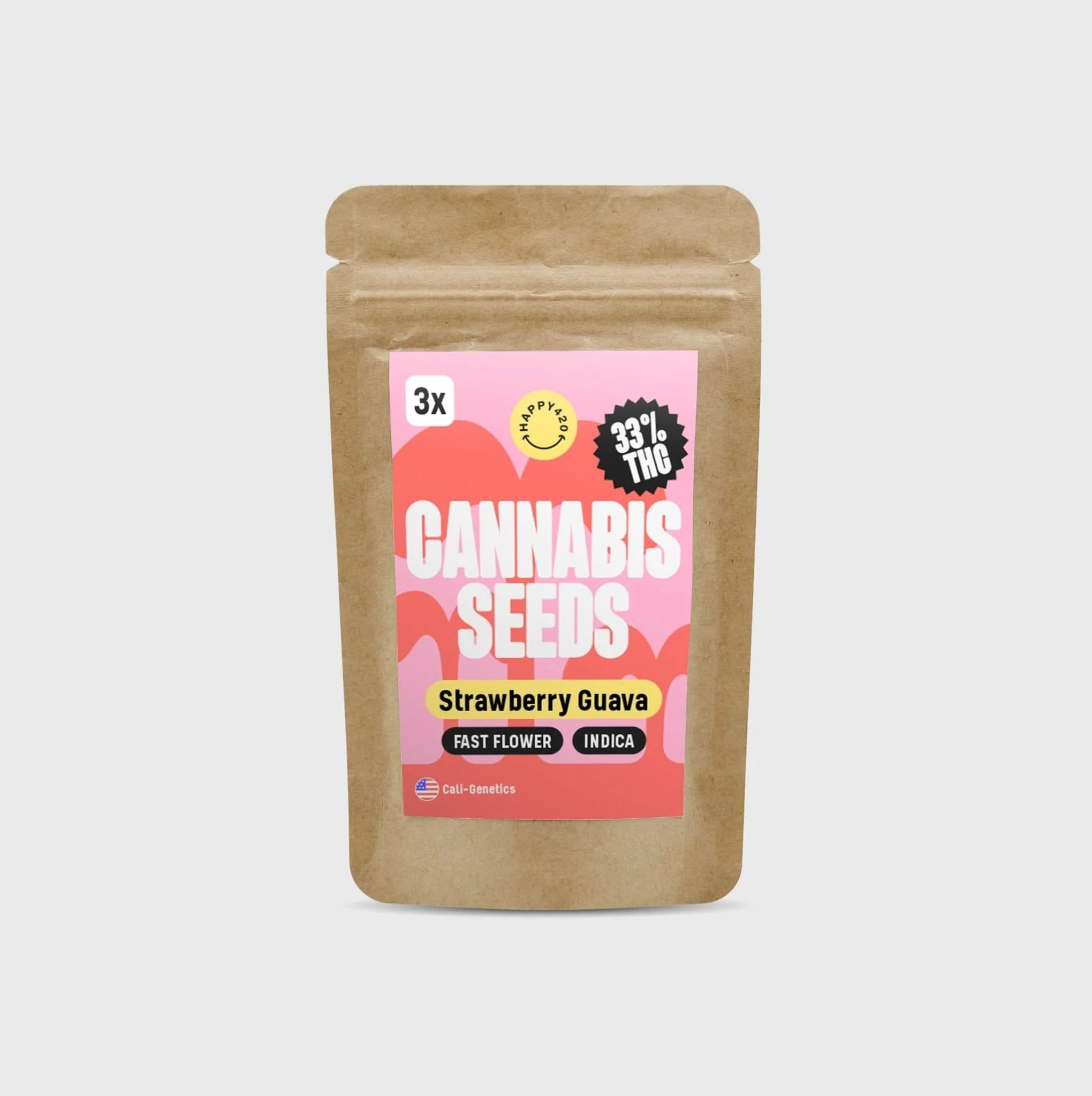 Cali Genetics Strawberry Guava 33% THC 🌱 fast flowering - Image 2